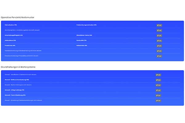 Stellenprofil Beispielreport